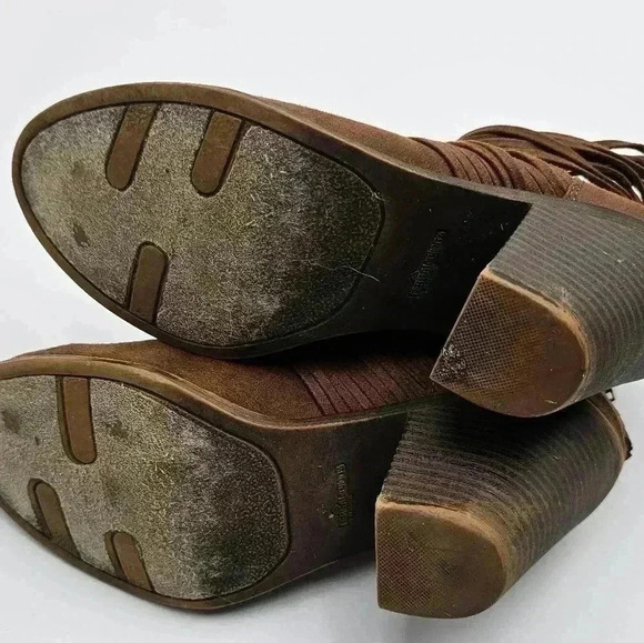 Fergalicious Brown Ankle Boots Womens Size 8 - Picture 3 of 6